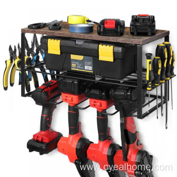 Drill Shelf with 4 Hanging Slots for Cordless